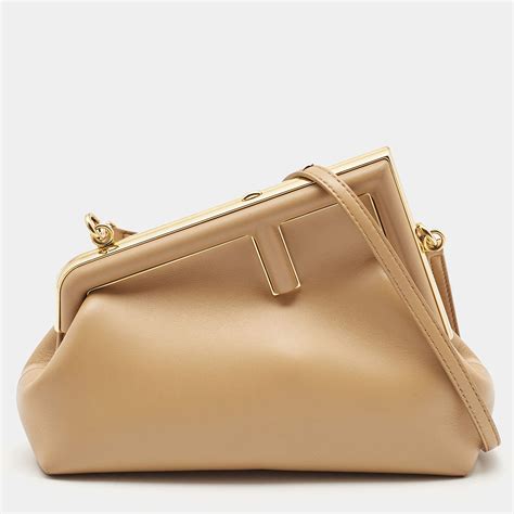 fendi beige|saks fendi handbags.